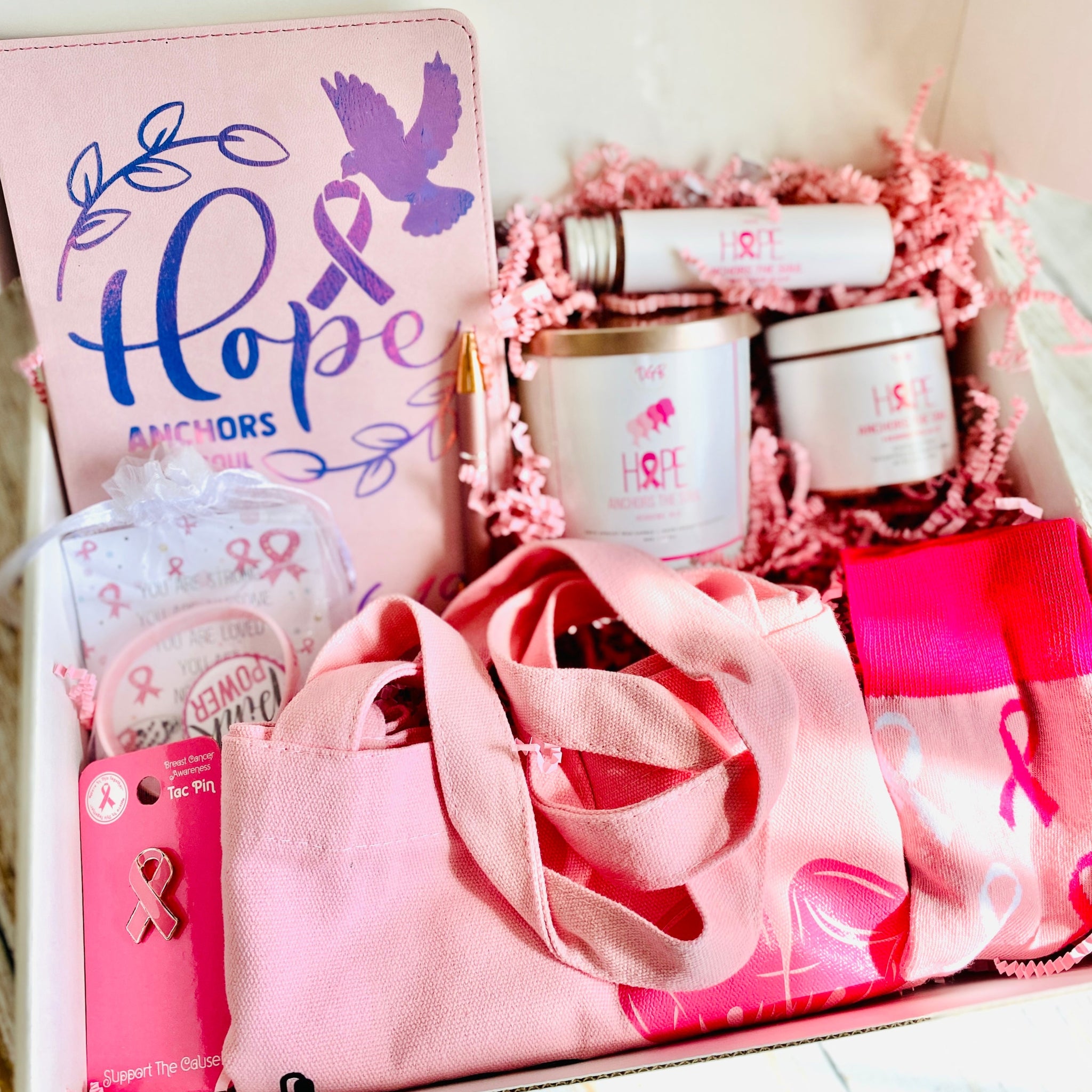 breast cancer tackle box Hope Anchors The Soul Breast Cancer Box – Daughters of Generational  Blessings